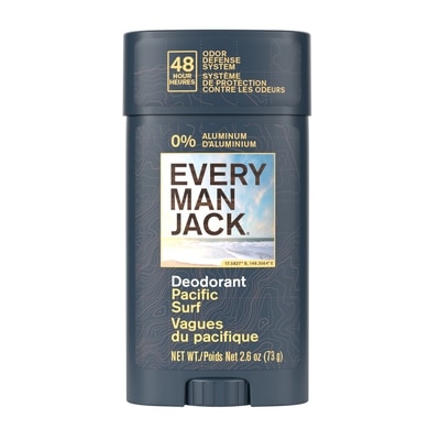 Every Man Jack Déodorant sans aluminium, Vague du Pacifique 73 g, 15,05 $/100g