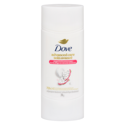 Dove Antisudorifique désodorisant fruit du dragon et crème de noix de coco 74 g, 12,15 $/100g
