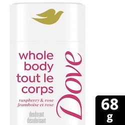 Dove Deodorant Stick Whole Body Raspberry & Rose Aluminum-Free 74 g, $25.66/100g