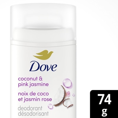 Dove Deodorant Stick, 72h Coconut & Pink Jasmine 74 g, $12.15/100g
