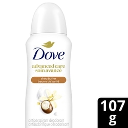 Dove Advanced Care Antiperspirant Deodorant Shea Butter 107 g, $8.40/100g