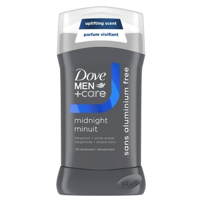 Dove Men+care déodorant en bâton midnight bergamote + ambre blanc, 85 g 85 g, 9,41 $/100g