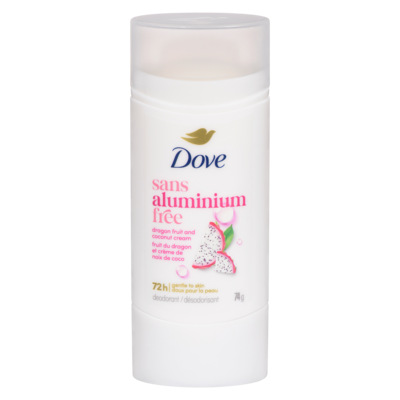 Dove Désodorisant fruit du dragon et crème de noix de coco 74 g, 10,81 $/100g
