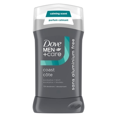 Dove Men+care déodorant en bâton coast eucalyptus + bouleau, 85 g 85 g, 9,41 $/100g