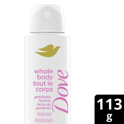 Dove Deodorant Spray Whole Body Gardenia Breeze 113 g, $16.81/100g