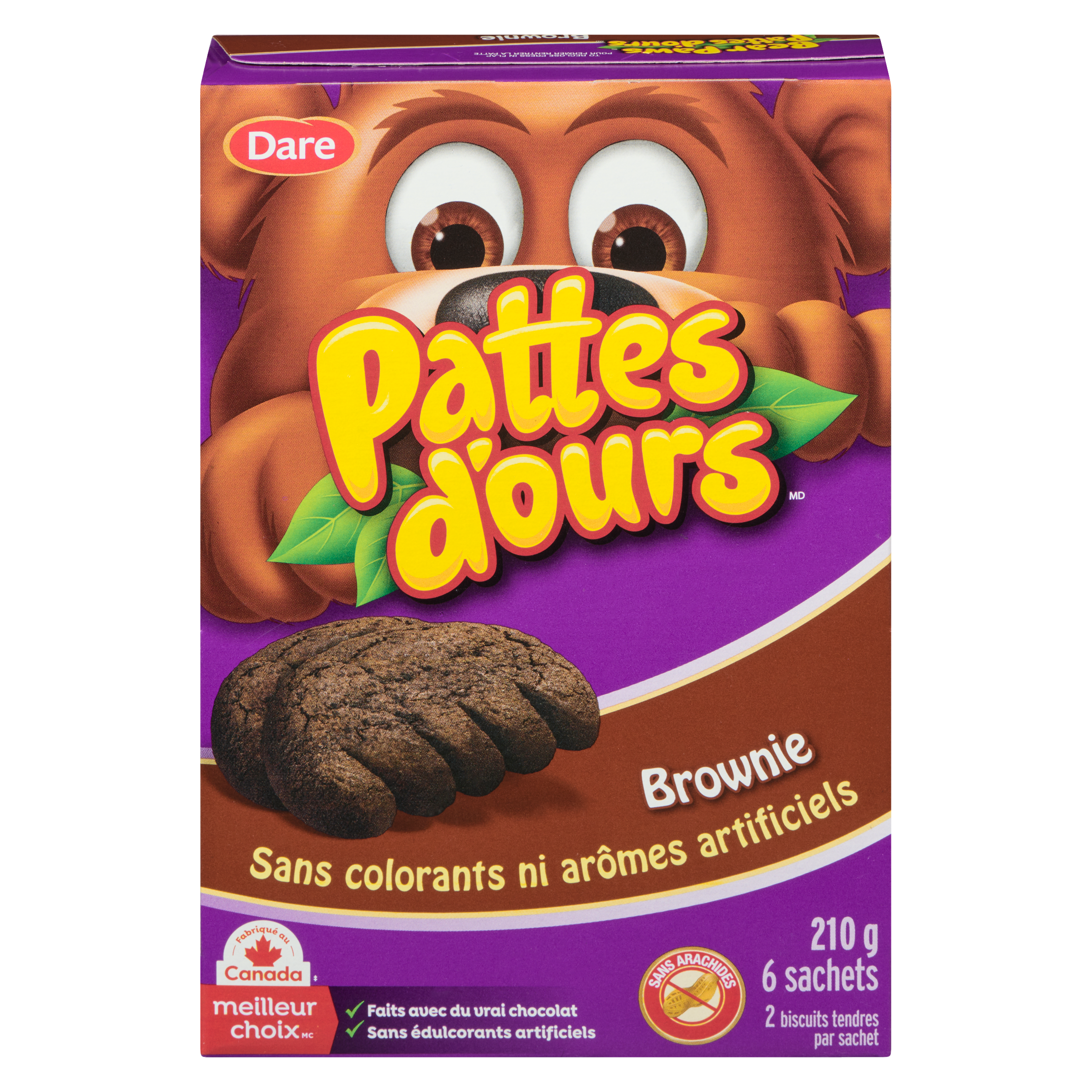 Dare Biscuits tendres brownie 210 g, 1,90 $/100g