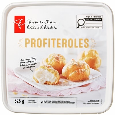 President's Choice Profiteroles 625 g, $2.40/100g
