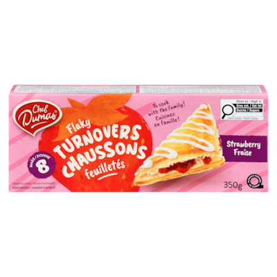 null Chaussons feuilletés fraise 12x350.0 g, 1,43 $/100g