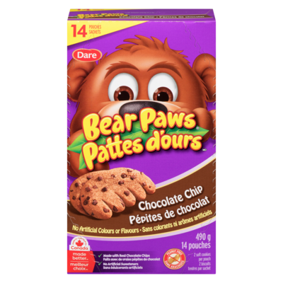 Dare Soft Cookies Chocolate Chip 490 g, $1.63/100g