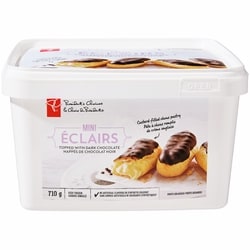 President's Choice Mini Éclairs Dark Chocolate Topped - 710 g | Zehrs