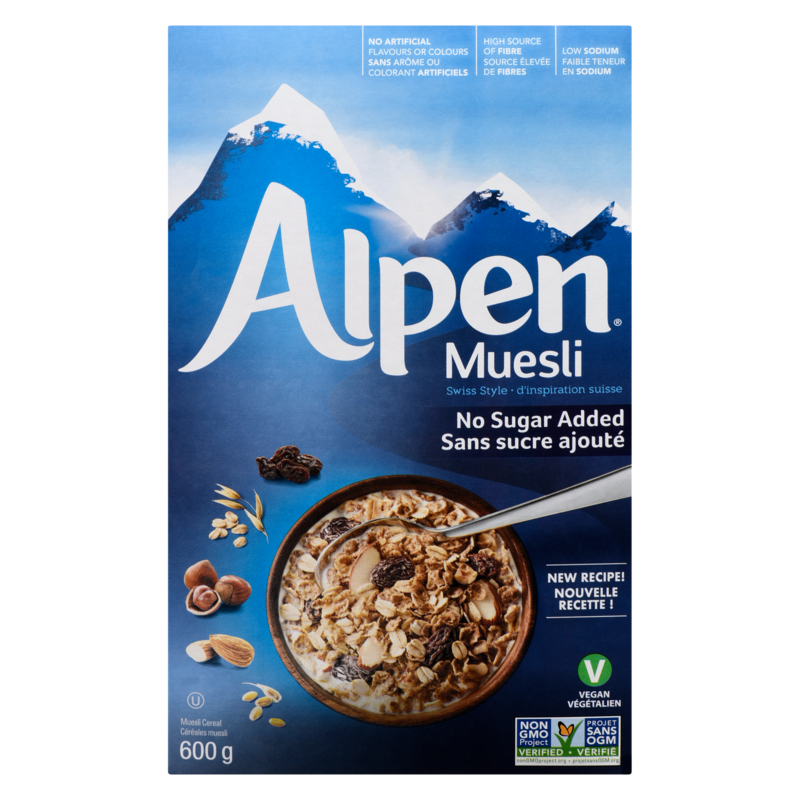 Alpen Muesli, No Sugar Added