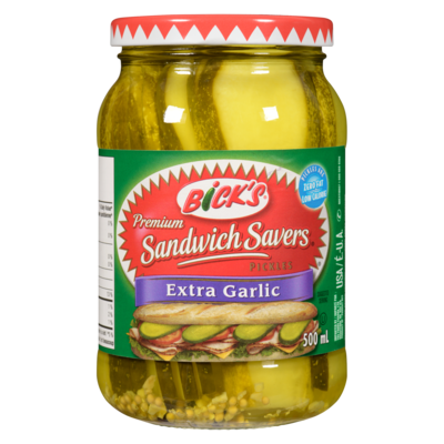Premium Pickles Extra Garlic