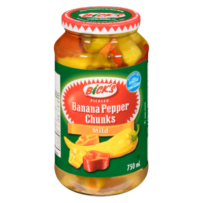 Bicks Pickled Banana Peppers, Mild 750 ml, $0.87/100ml