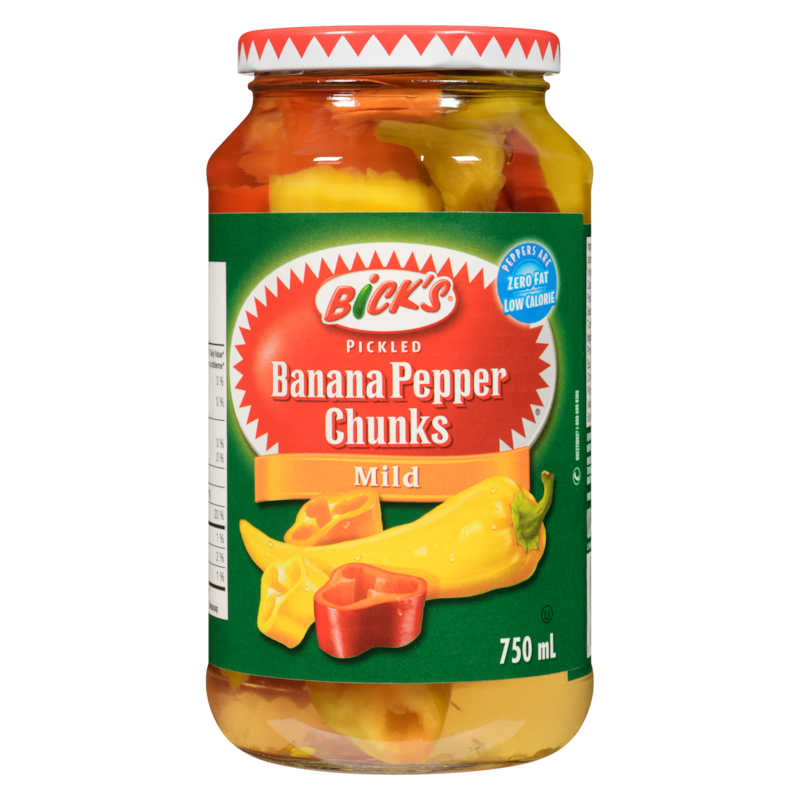 Pickled Banana Peppers, Mild