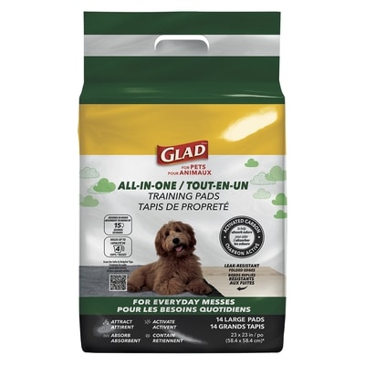 Glad Training Pads 14 ea, $0.36/1ea