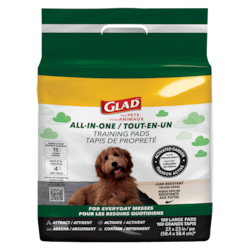 Glad All-In-One Training Pads 14-Count 100 ea, $0.29/1ea