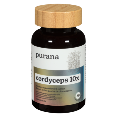 Purana Cordyceps 10x 60 ea, $0.57/1ea