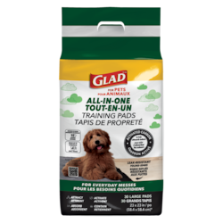 Glad All-In-One Training Pads 50-Count 30 ea, $0.33/1ea