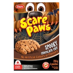 Dare Bear Paws Scare Paws Cookies 210 g, $1.43/100g