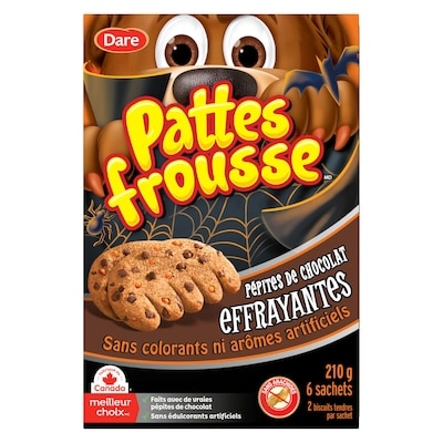 Dare Bear Paws Scare Paws Cookies 210 g, 2,61 $/100g