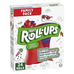 Betty Crocker Fruit Roll-Ups Variety Pack Strawberry Blast Berry Berry Cool 24ct 340 g, $3.53/100g