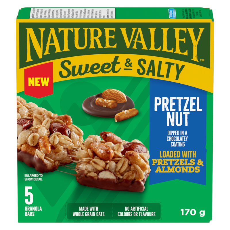 Granola Bars Sweet & Salty Pretzel Nut