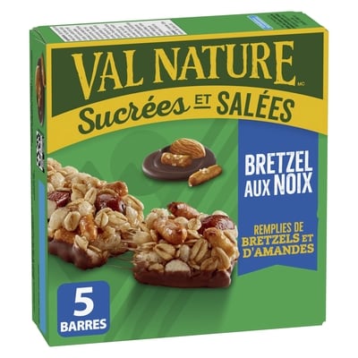 Nature Valley Barres granola Betzels et noix Sucrées et salées, 5 barres 170 g, 2,35 $/100g