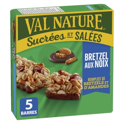 Nature Valley Barres granola Betzels et noix Sucrées et salées, 5 barres 170 g, 1,76 $/100g