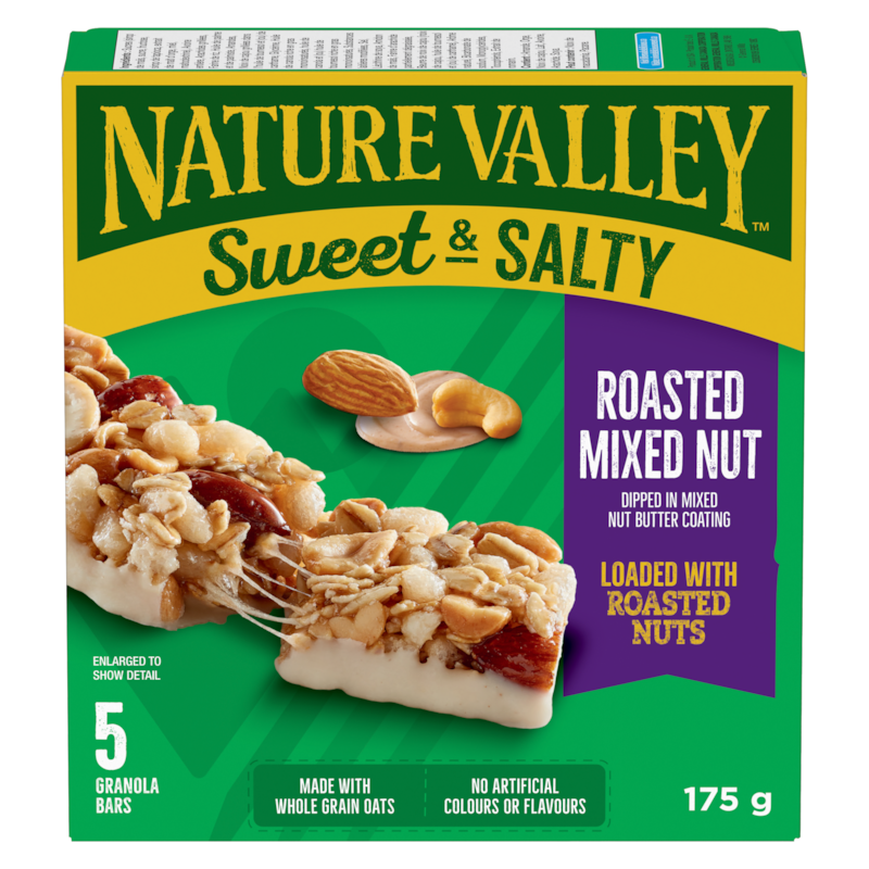 Granola Bars Sweet & Salty Roasted Mixed Nut