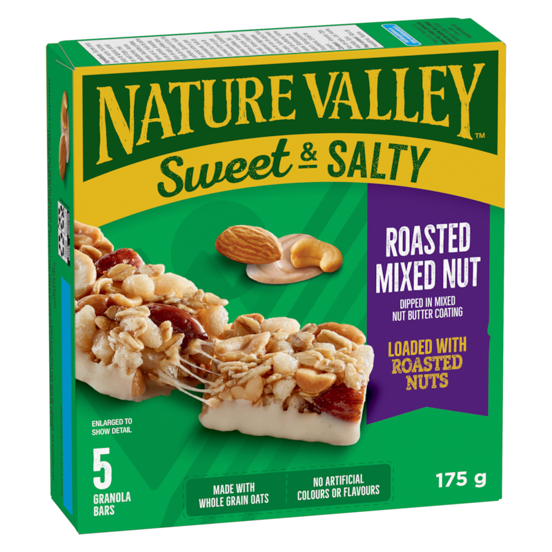 Granola Bars Sweet & Salty Roasted Mixed Nut