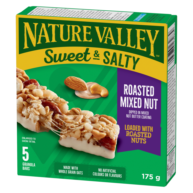 Granola Bars Sweet & Salty Roasted Mixed Nut
