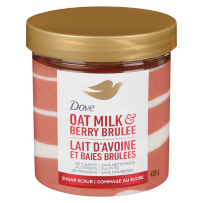 Dove Gommage au sucre lait d'avoine et baies brûlées 425 g, 4,00 $/100g