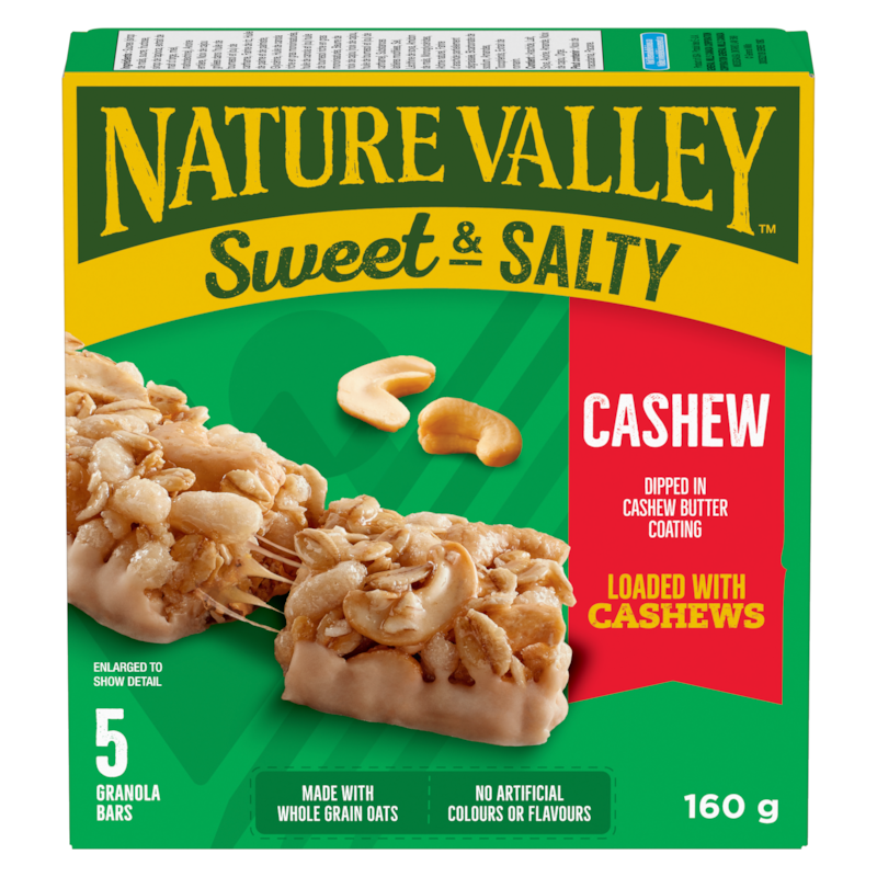 Granola Bars Sweet & Salty Cashew