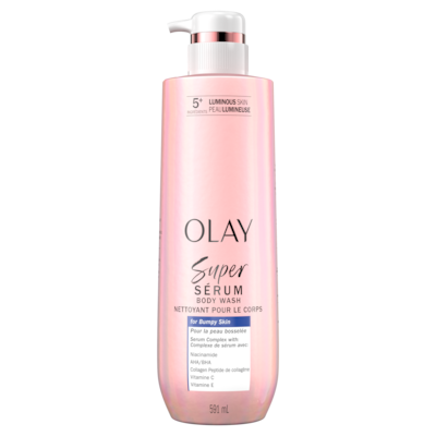 Olay Nettoyant pour le corps Super sérum pour la peau bosselée, texturée et au teint inégal, complexe de sérum pour une peau lumineuse 591 ml, 4,23 $/100ml
