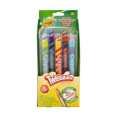 Crayola Crayons de bain twistables, paquet de 5 1 ea, 9,99 $/1ch
