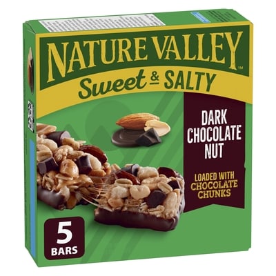Nature Valley Granola Bars Sweet & Salty Dark Chocolate Nut 175 g, $2.28/100g