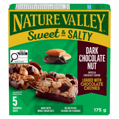 Nature Valley Granola Bars Sweet & Salty Dark Chocolate Nut 175 g, $3.31/100g
