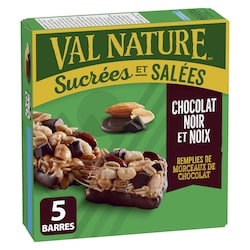 Nature Valley Sucrées et salées Chocolat noir et noix 6ct 175 g, 1,57 $/100g