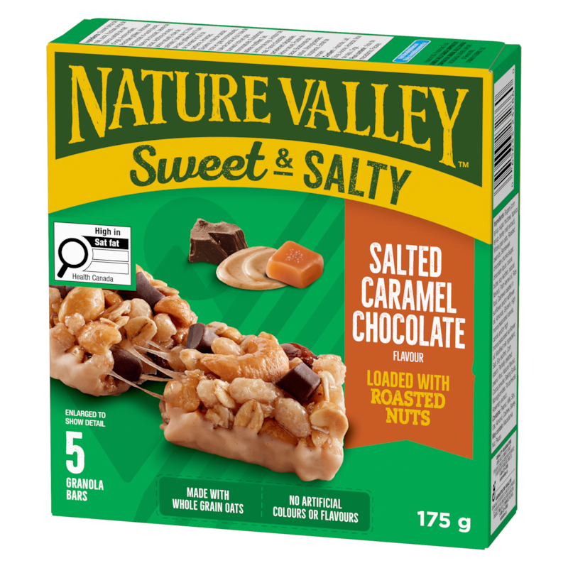 Granola Bars Sweet & Salty Salted Caramel Chocolate Flavour