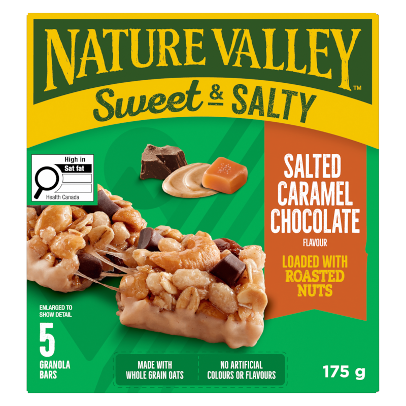 Granola Bars Sweet & Salty Salted Caramel Chocolate Flavour