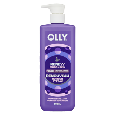 OLLY Body Wash Renew Mood + Skin Jasmine Bergamot 502 ml, $3.98/100ml