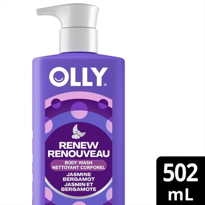 OLLY Nettoyant corporel renouveau humeur et peau jasmin et bergamote 502 ml, 2,99 $/100ml