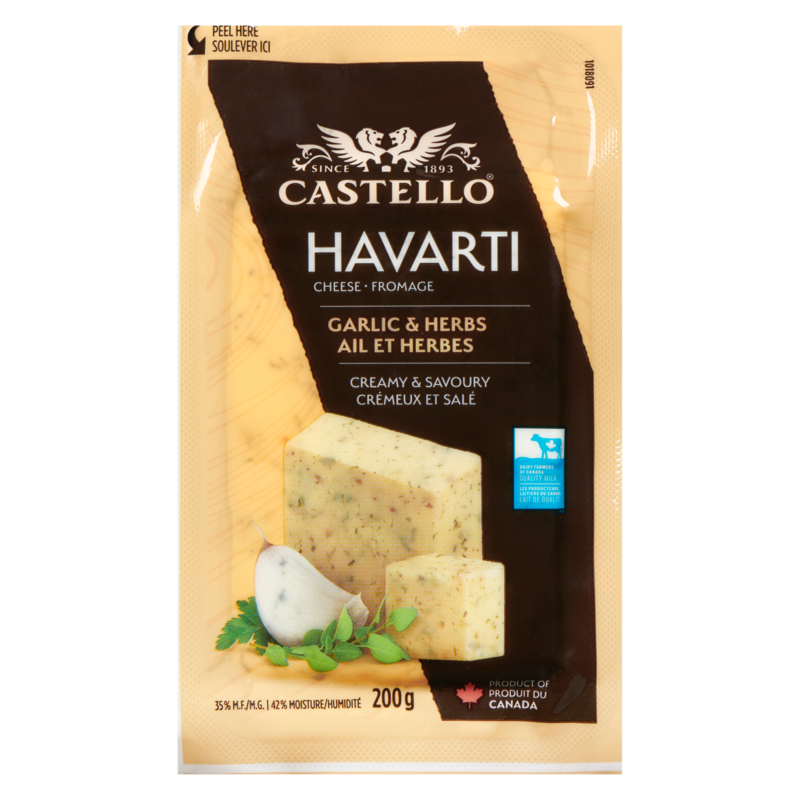 Havarti Cheese, Garlic & Herb