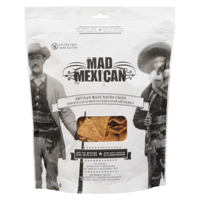 Mad Mexican Artisan-Made Nacho Chips 250 g, $3.00/100g