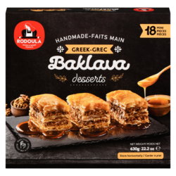 Rodoula Mini Baklava 630 g, $2.86/100g