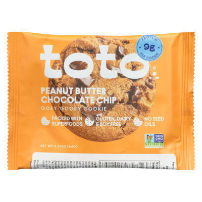 TOTO Peanut Butter Chocolate Chip Cookie 64 g, $9.36/100g