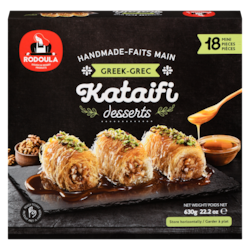 Rodoula Kataifi Desserts 630 g, $2.86/100g