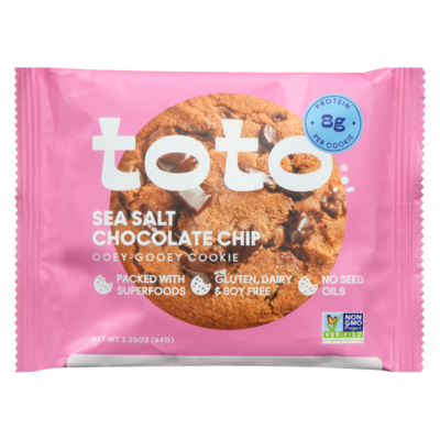 TOTO Sea Salt Chocolate Chip Cookie 64 g, $9.36/100g