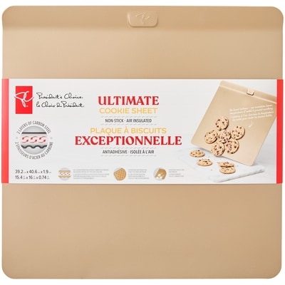 President's Choice Non Stick Air Insulated Ultimate Cookie Sheet 1 ea, $10.00/1ea