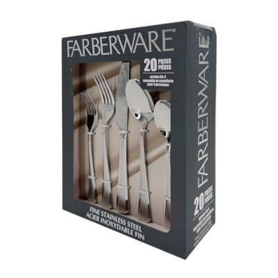 Farberware Ensemble de couverts 20 pièces – Chelsea 1 ea, 40,00 $/1ch